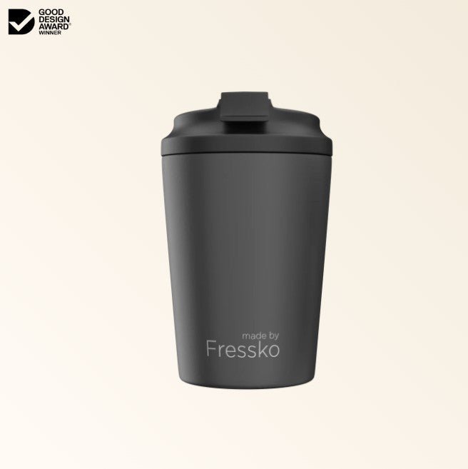 Ceramic Lined Camino - COAL 12oz - 340ml | Made By Fressko | Travel Mugs &amp; Drink Bottles | Thirty 16 Williamstown