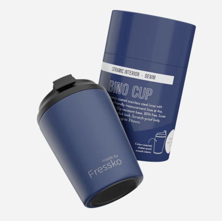 Ceramic Lined Camino - Denim 12oz - 340ml | Made By Fressko | Travel Mugs & Drink Bottles | Thirty 16 Williamstown