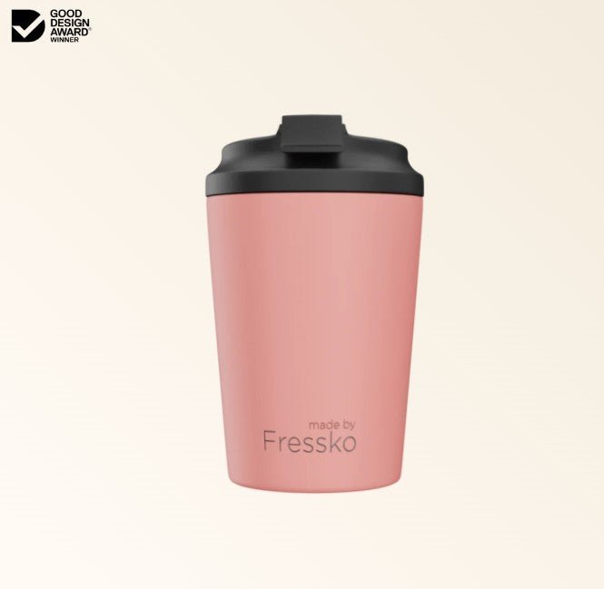 Ceramic Lined Camino - PEACHY 12oz - 340ml | Made By Fressko | Travel Mugs &amp; Drink Bottles | Thirty 16 Williamstown