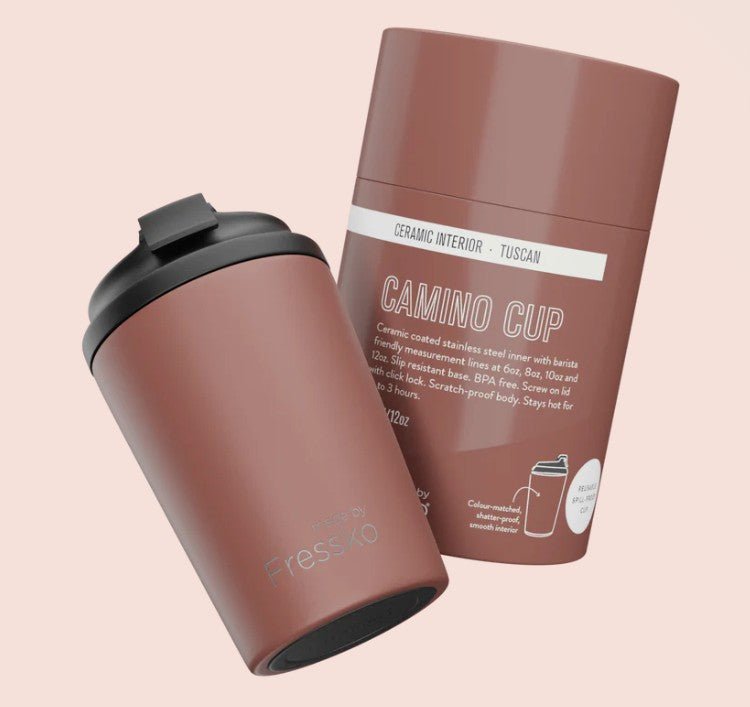 Ceramic Lined Camino - TUSCAN 12oz - 340ml | Made By Fressko | Travel Mugs & Drink Bottles | Thirty 16 Williamstown