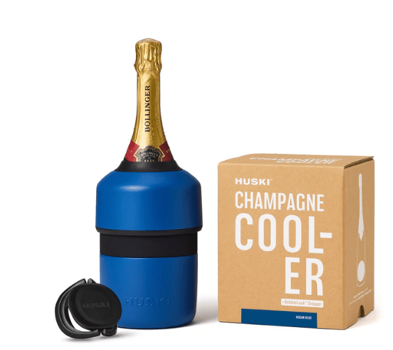 Champagne Cooler - Ocean Blue | Huski | Insulated Drink Chillers | Thirty 16 Williamstown