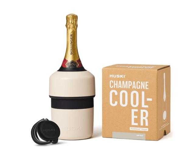Champagne Cooler - Sand Beige | Huski | Insulated Drink Chillers | Thirty 16 Williamstown