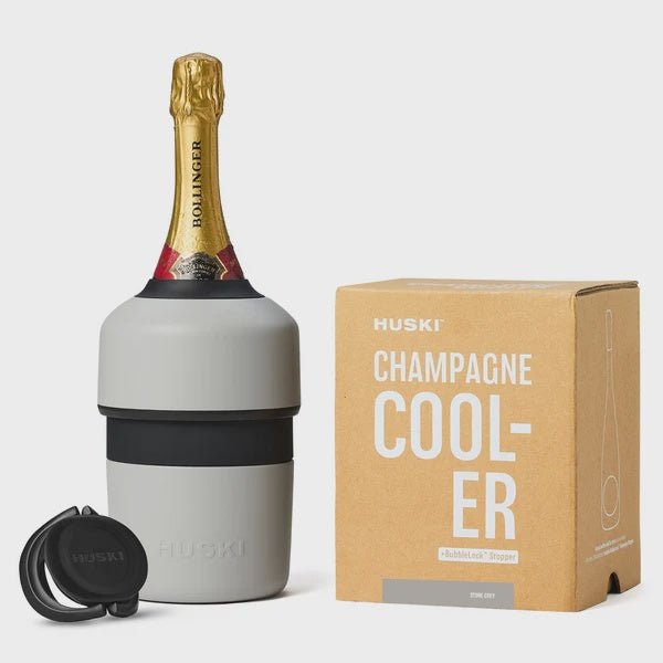 Champagne Cooler - Stone Grey | Huski | Insulated Drink Chillers | Thirty 16 Williamstown