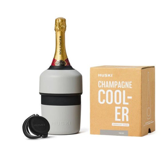 Champagne Cooler - Stone Grey | Huski | Insulated Drink Chillers | Thirty 16 Williamstown