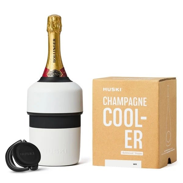 Champagne Cooler - White | Huski | Insulated Drink Chillers | Thirty 16 Williamstown