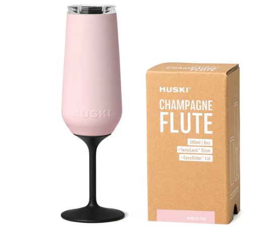 Champagne Flute - Powder Pink | Huski | Travel Mugs & Drink Bottles | Thirty 16 Williamstown
