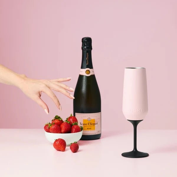 Champagne Flute - White | Huski | Insulated Drink Chillers | Thirty 16 Williamstown