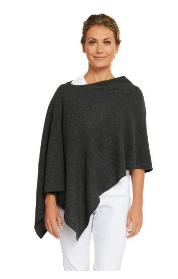Cashmere Topper - Charcoal