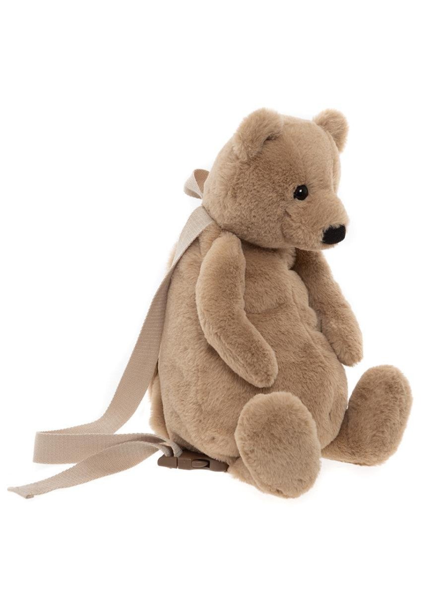 Charlie Bear Backpack - Oatmeal Brown | Bear & Me | Backpacks & Wheelie Cases | Thirty 16 Williamstown