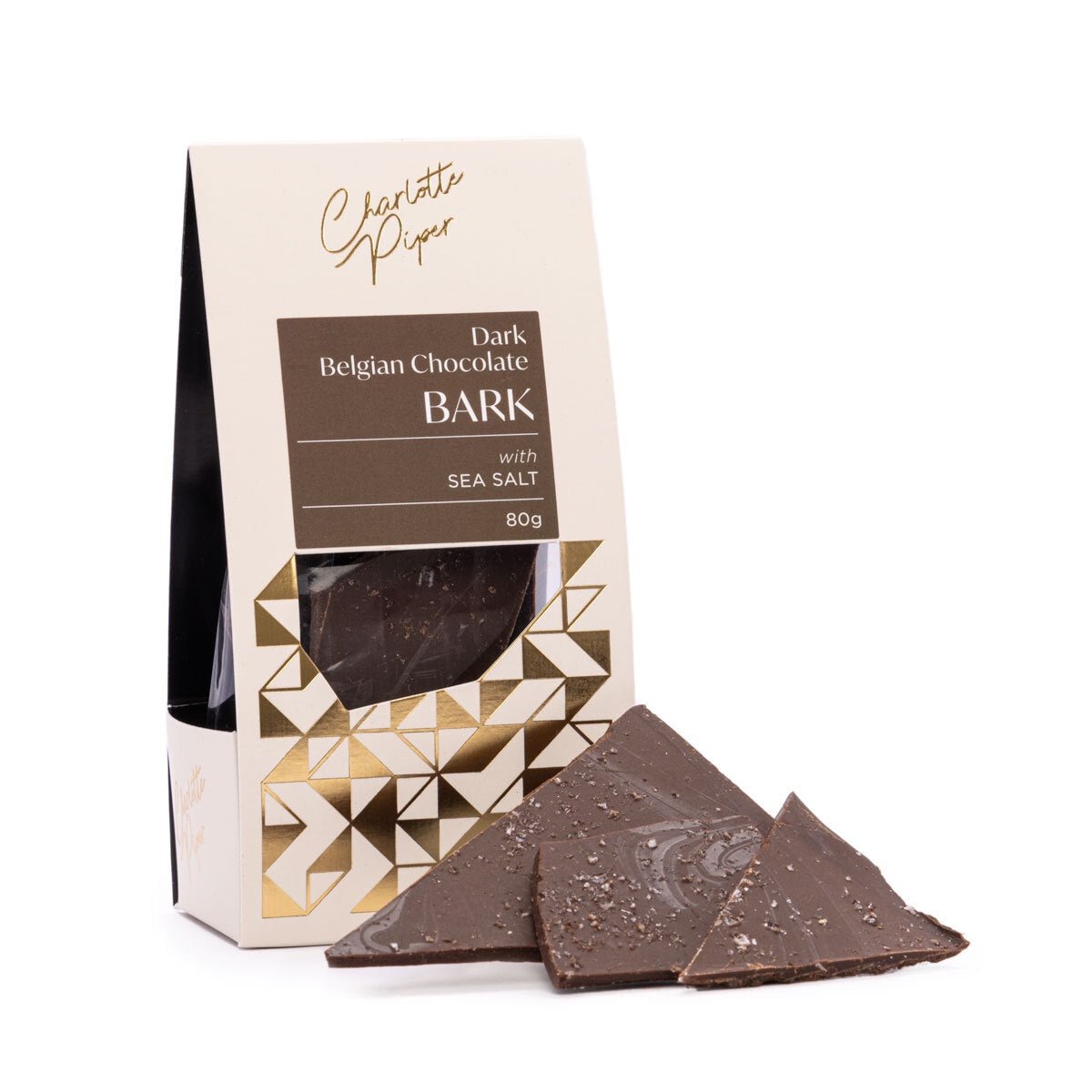 Chocolate Bark - Dark Chocolate Sea Salt 80g | Charlotte Piper | Confectionery | Thirty 16 Williamstown