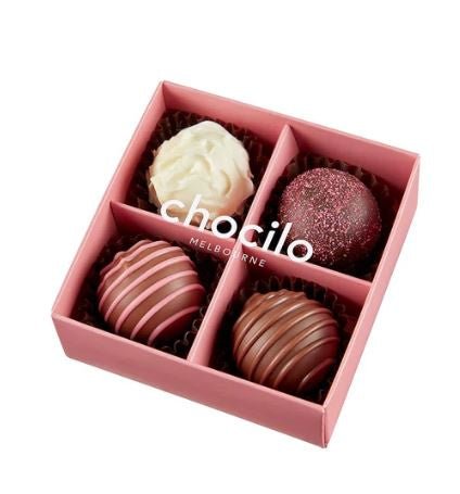 Chocolate Truffle Assortment Gift Box 4 Pack - 50g | Chocilo | Confectionery | Thirty 16 Williamstown