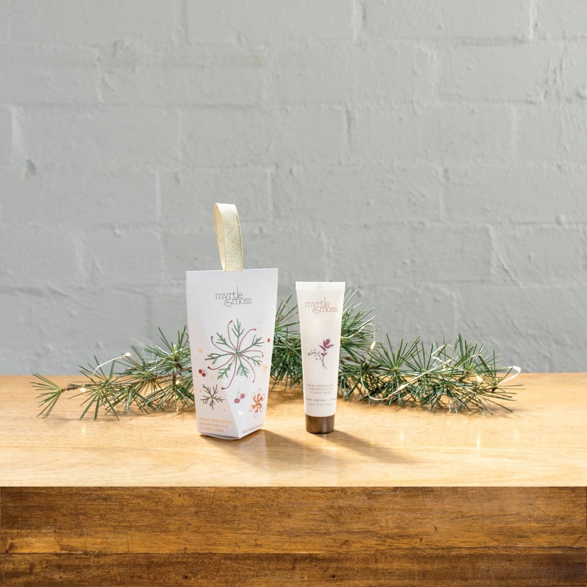 Christmas Ornament Hand Cream - Rose Geranium, Grapefruit &amp; Clary Sage | Myrtle &amp; Moss | Body Lotion &amp; Wash | Thirty 16 Williamstown