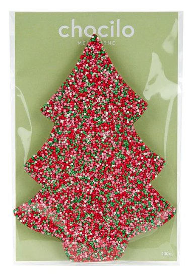 Christmas Tree in Milk Chocolate with Speckles - 100g | Chocilo | Confectionery | Thirty 16 Williamstown