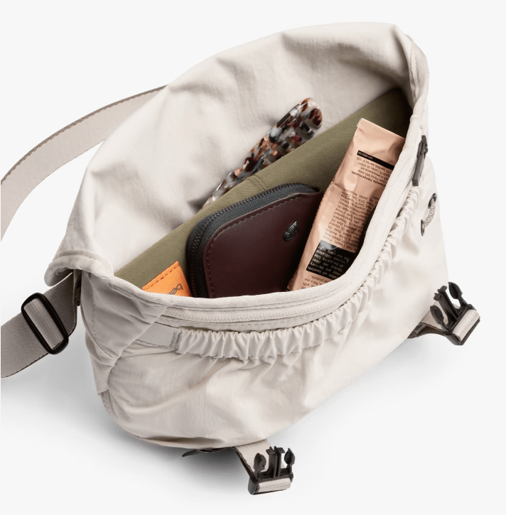 Cinch Mini Messenger - Oat | Bellroy | Travel Bags | Thirty 16 Williamstown