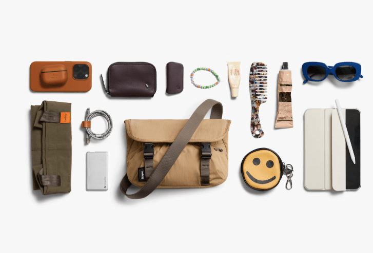 Cinch Mini Messenger - Sand Dune | Bellroy | Travel Bags | Thirty 16 Williamstown