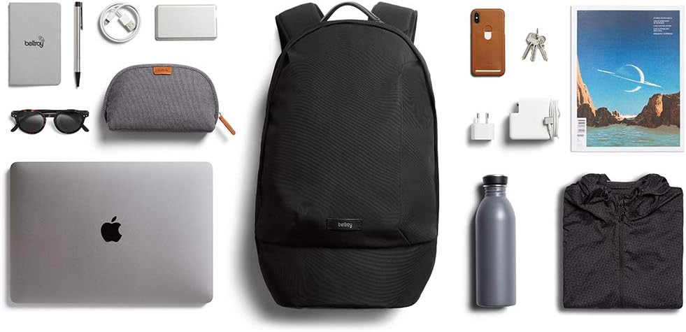 Classic Backpack 20L ( Second Edition) - Black | Bellroy | Backpacks | Thirty 16 Williamstown