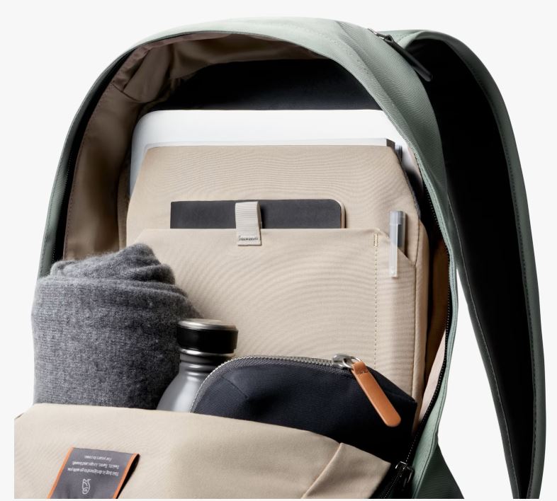 Classic Backpack 20L (Second Edition) - Eucalyptus | Bellroy | Backpacks | Thirty 16 Williamstown