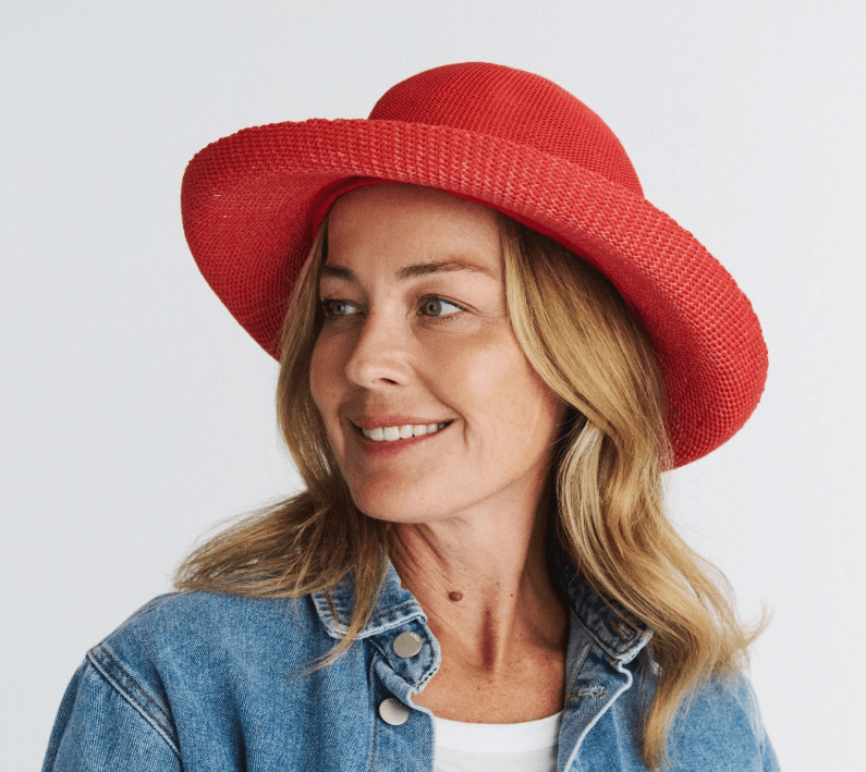 Classic Breton Lined - Dark Orange | Cancer Council | Sun Hats | Thirty 16 Williamstown