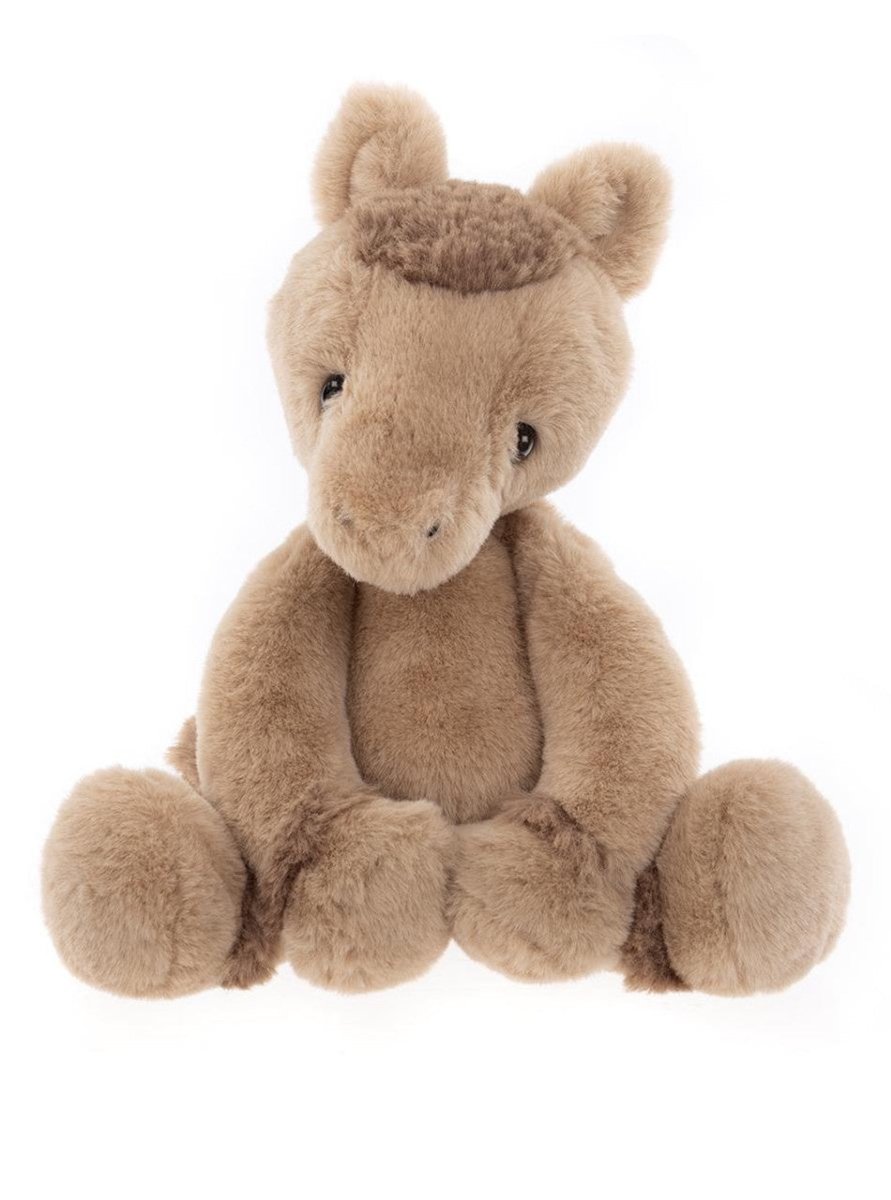 Clip Clop Pony Soft Toy - Oatmeal Brown | Bear & Me | Toys | Thirty 16 Williamstown
