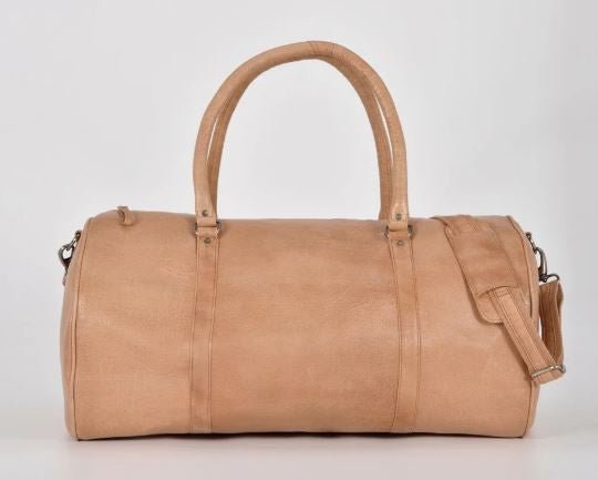 Cobb & Co Cobram Soft Leather Duffle Bag - Camel - AfterPay & zipPay Available