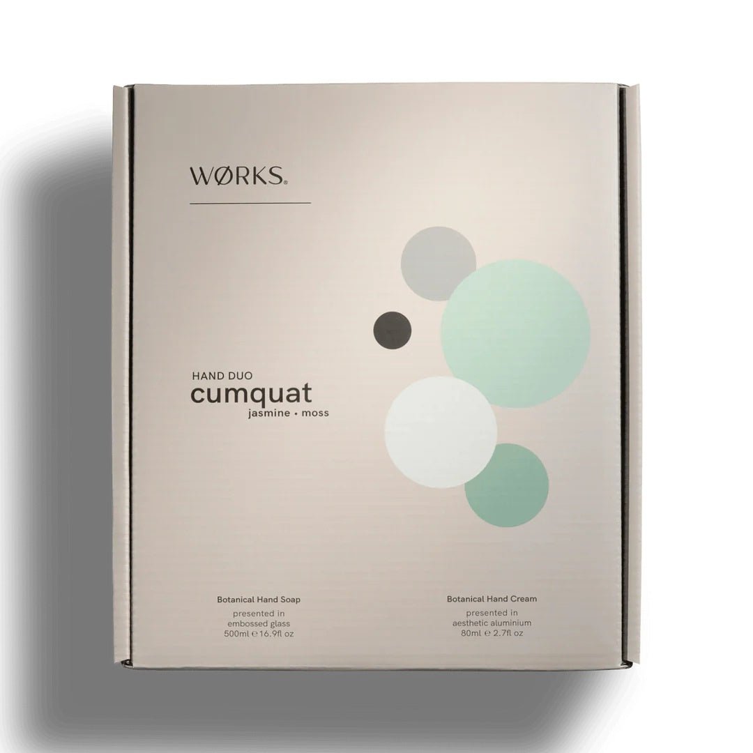 Cumquat Hand Duo Gift Box | WØRKS | Body Lotion &amp; Wash | Thirty 16 Williamstown