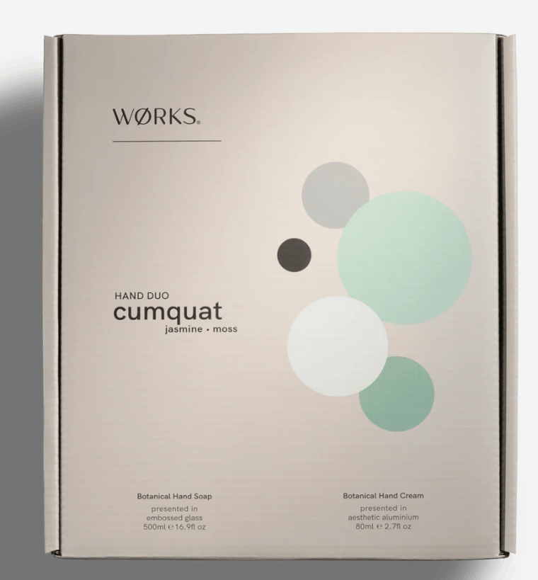 Cumquat Hand Duo Gift Box | WØRKS | Body Lotion & Wash | Thirty 16 Williamstown