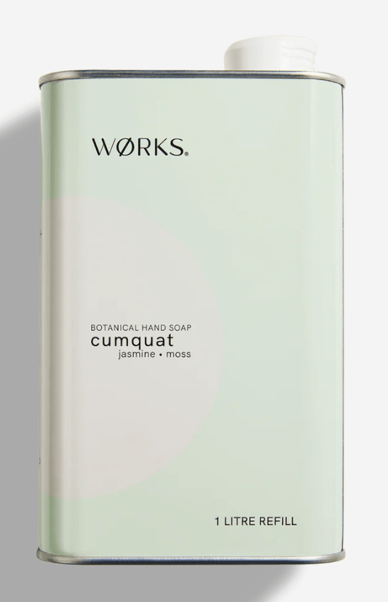 Cumquat Hand Soap 1 Litre Refill | WØRKS | Body Lotion & Wash | Thirty 16 Williamstown