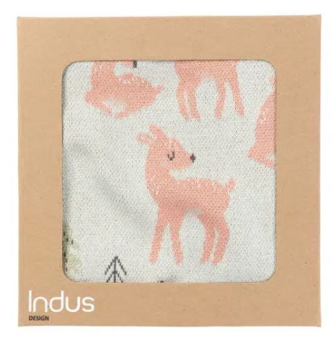 Delilah Deer Baby Blanket | Indus | Bedding, Blankets & Swaddles | Thirty 16 Williamstown