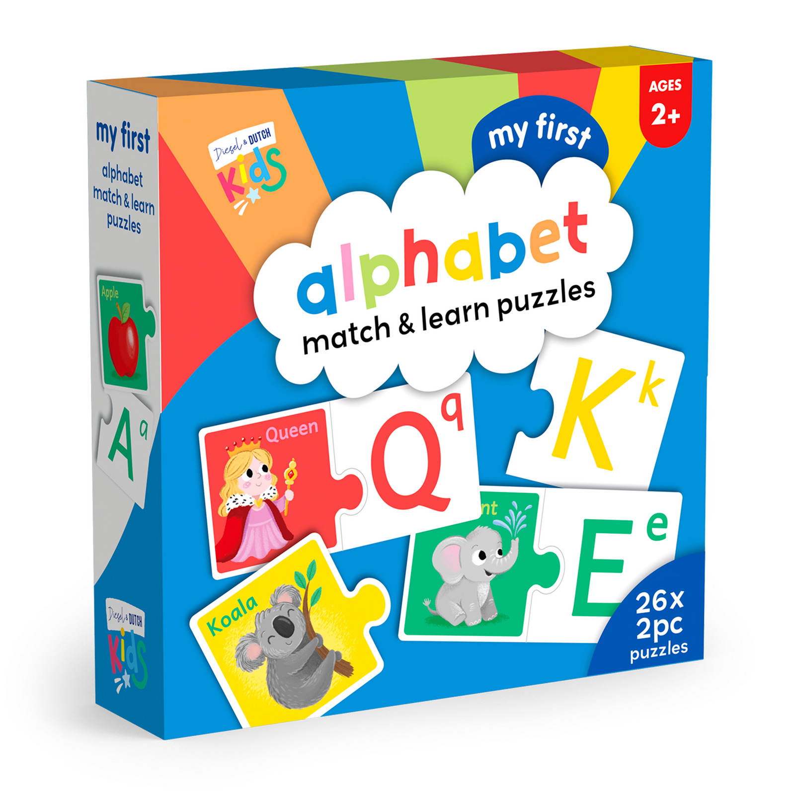My First 52pc Alphabet Match &amp; Learn Puzzles