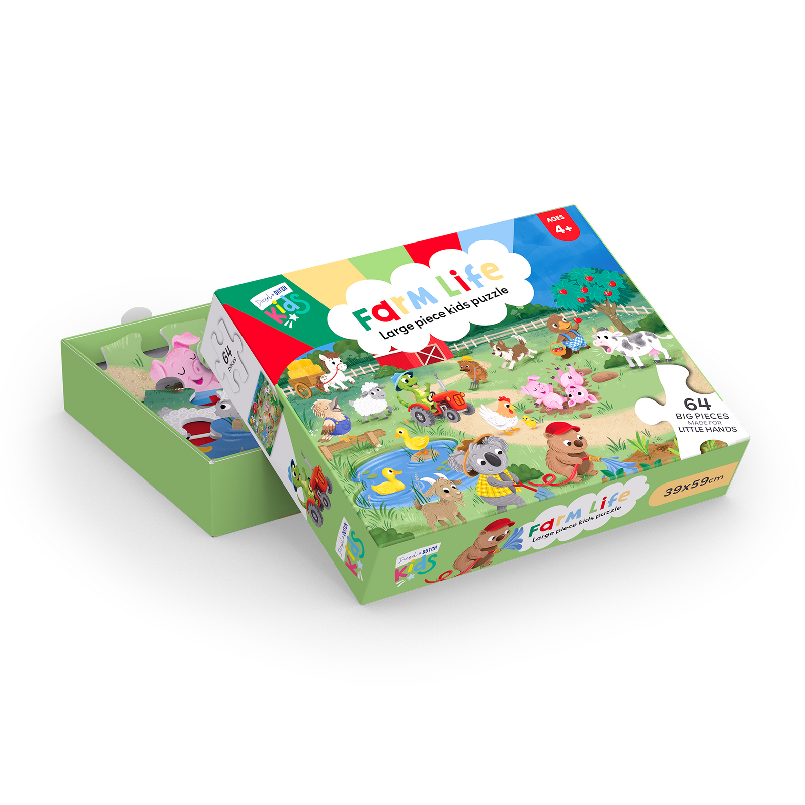 64pc Jigsaw Puzzle: Farm Life