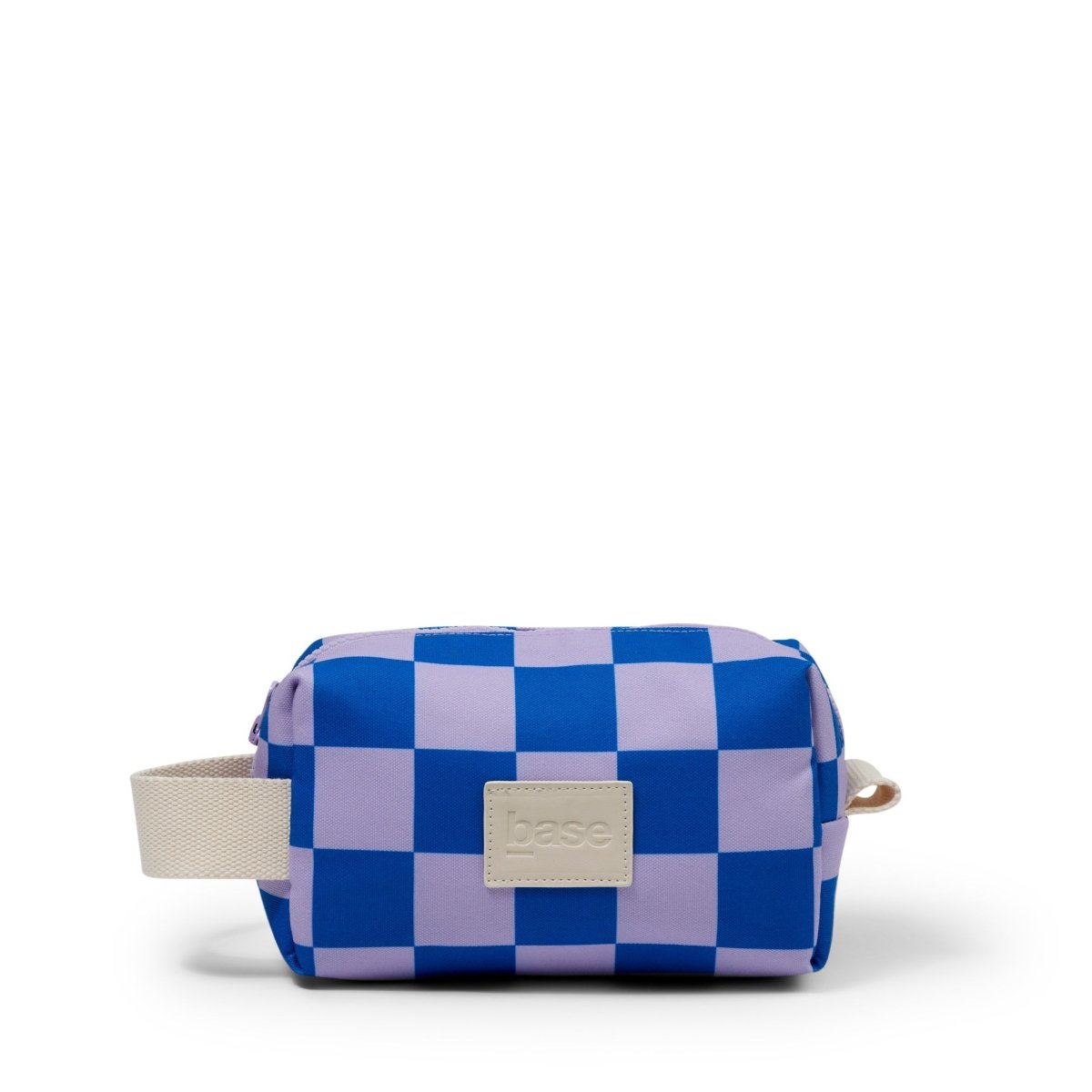 Ditty Base - Lilac/Blue Check | Base | Cosmetic Bags | Thirty 16 Williamstown