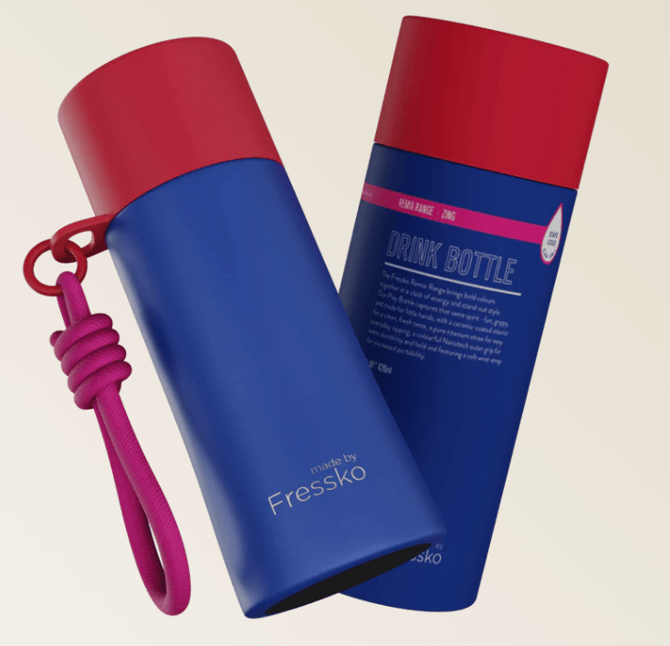 Drink Bottle Ceramic PLAY - ZING 420ml - 14oz | Made By Fressko | Travel Mugs &amp; Drink Bottles | Thirty 16 Williamstown
