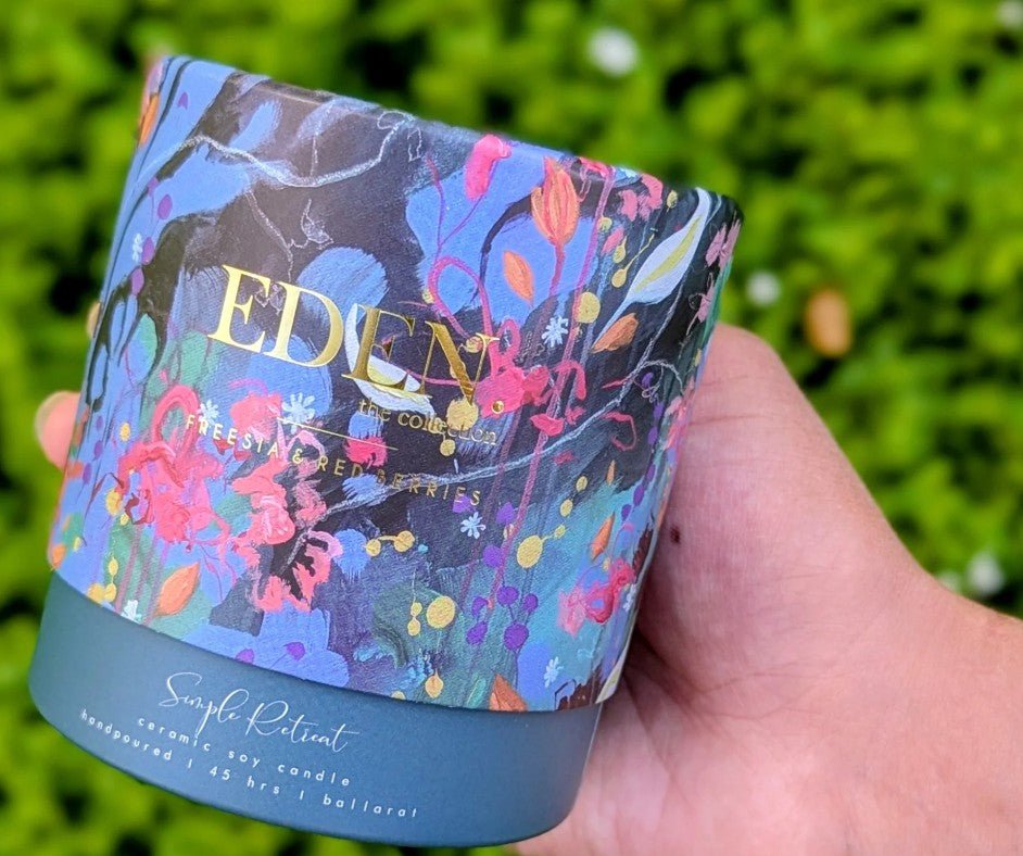 EDEN Medium Candle - Freesia & Red Berries | Simple Retreat | Home Fragrances | Thirty 16 Williamstown