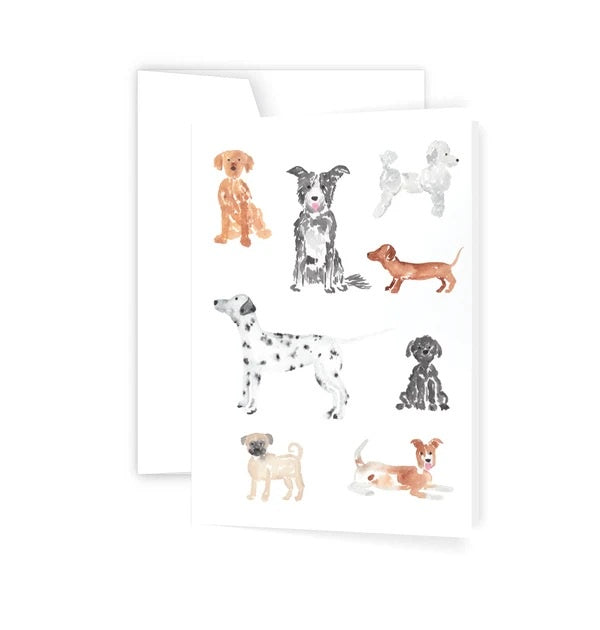 Greeting Card - Pups