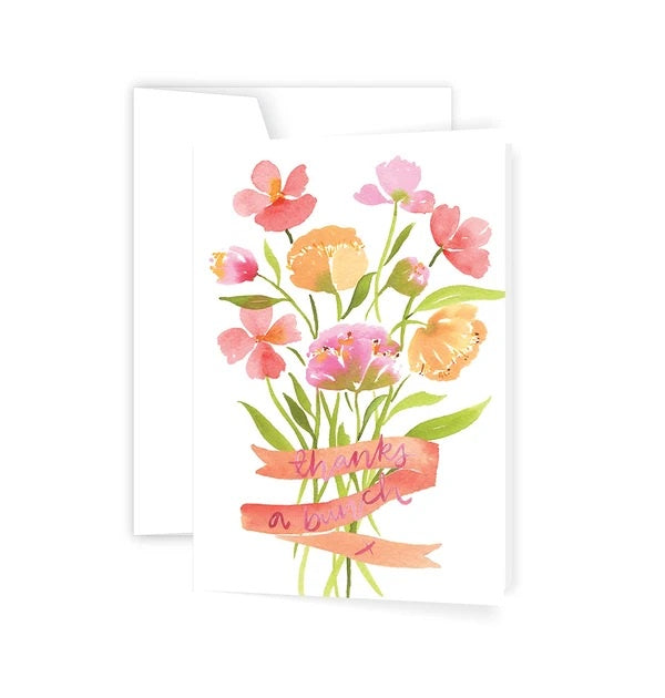 Greeting Card - Thanks A Bunch