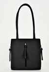 Ellie Leather 2 in 1 Convertible Shoulder Bag / Backpack - Black | Cobb &amp; Co | Handbags | Thirty 16 Williamstown