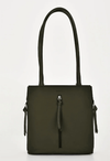Ellie Leather 2 in 1 Convertible Shoulder Bag / Backpack - Olive | Cobb &amp; Co | Handbags | Thirty 16 Williamstown