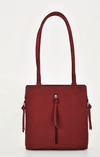 Ellie Leather 2 in 1 Convertible Shoulder Bag / Backpack - Red | Cobb &amp; Co | Handbags | Thirty 16 Williamstown
