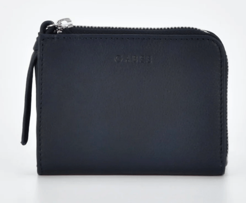 Emmi RFID Safe Leather Small Zip Around Wallet - Navy | Gabee | Women's Accessories | Thirty 16 Williamstown