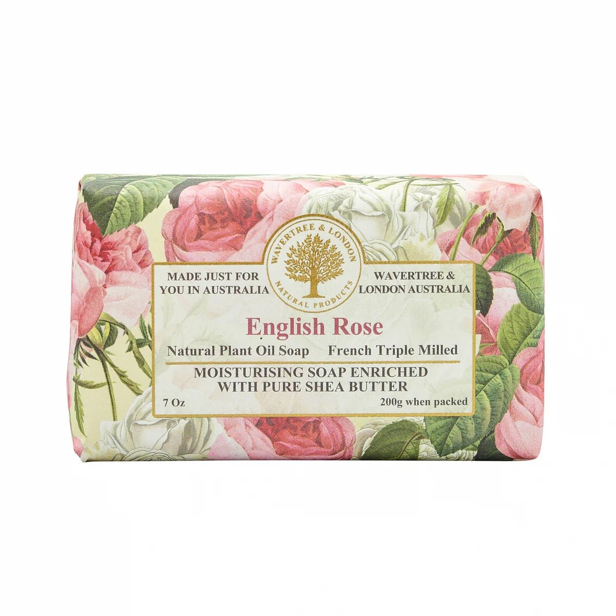 English Rose Soap Bar 200g | Wavertree & London | Soaps | Thirty 16 Williamstown