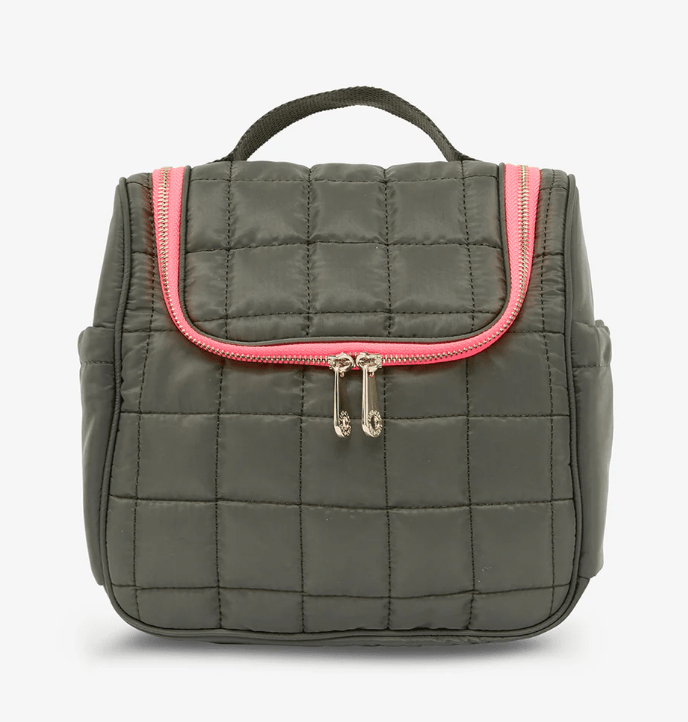 Essentials Bag - Khaki | Elms + King | Cosmetic Bags | Thirty 16 Williamstown