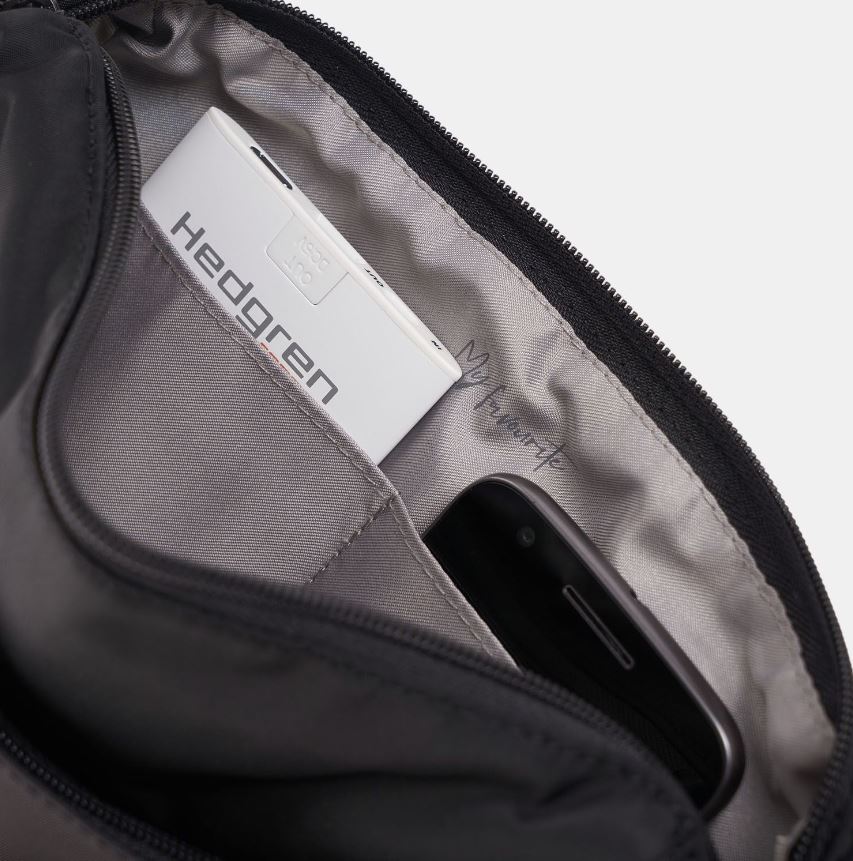 Eye Compact Crossbody Bag RFID - Black | Hedgren | Travel Bags | Thirty 16 Williamstown