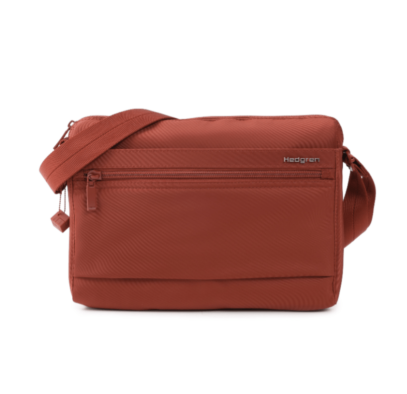 Eye Medium Crossbody Bag RFID - Dahlia Red | Hedgren | Travel Bags | Thirty 16 Williamstown