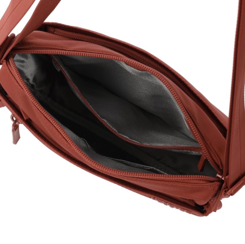 Eye Medium Crossbody Bag RFID - Dahlia Red | Hedgren | Travel Bags | Thirty 16 Williamstown