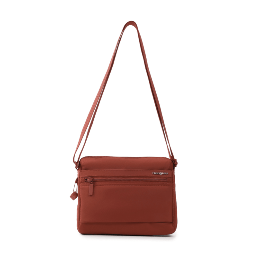 Eye Medium Crossbody Bag RFID - Dahlia Red | Hedgren | Travel Bags | Thirty 16 Williamstown