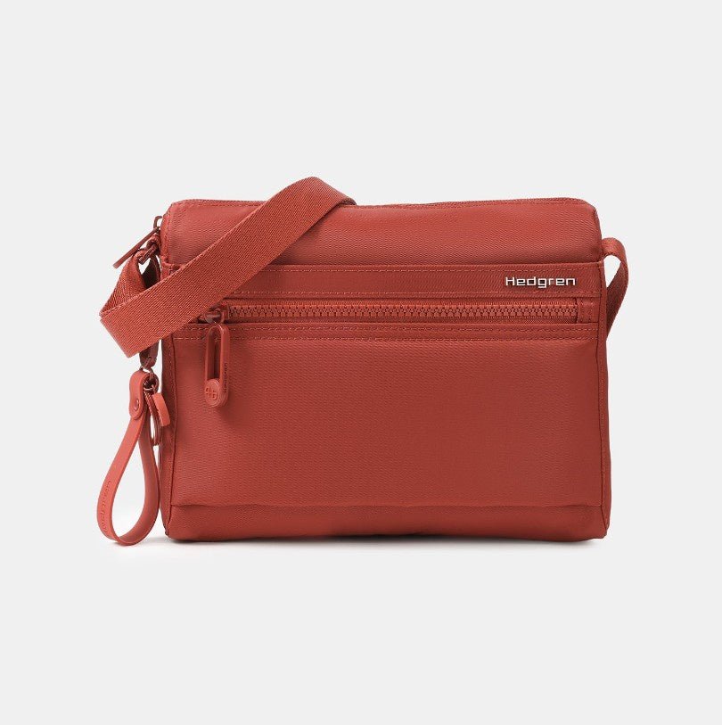 Eye Neo Medium Crossbody Bag RFID - Dahlia Red | Hedgren | Travel Bags | Thirty 16 Williamstown