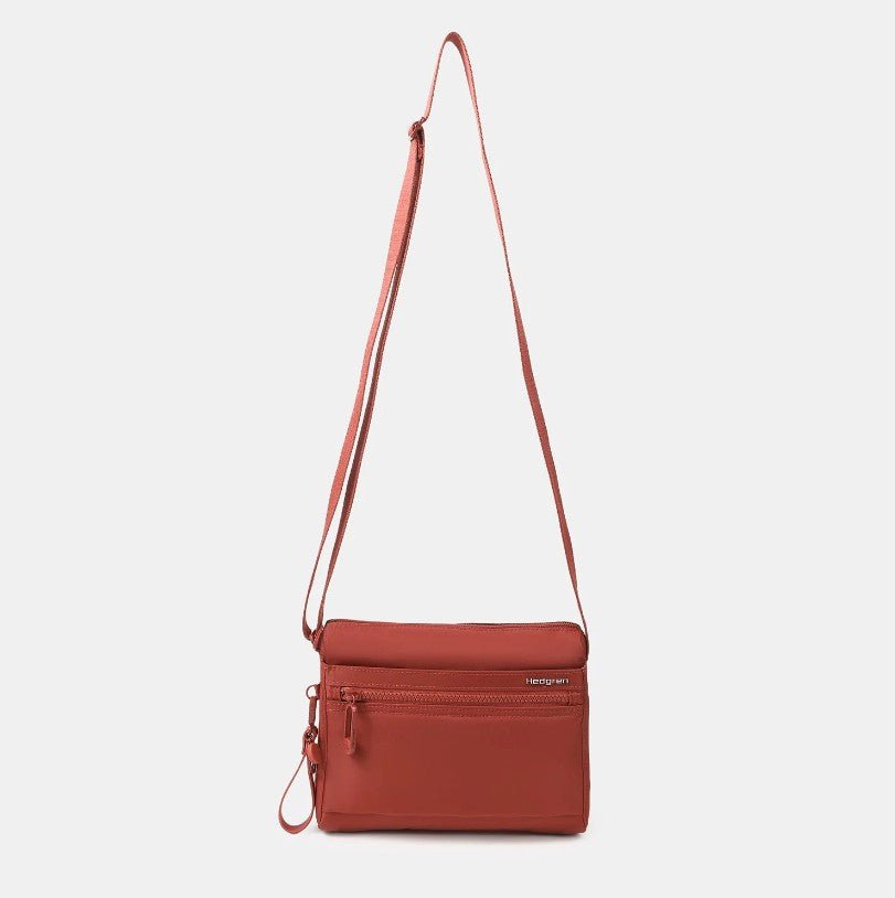 Eye Neo Medium Crossbody Bag RFID - Dahlia Red | Hedgren | Travel Bags | Thirty 16 Williamstown