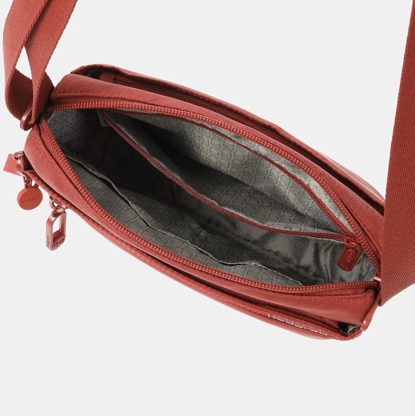 Eye Neo Medium Crossbody Bag RFID - Dahlia Red | Hedgren | Travel Bags | Thirty 16 Williamstown