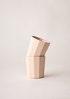 Facet Latte Cups Set of 2 - Rose | Angus &amp; Celeste | Mugs &amp; Cups | Thirty 16 Williamstown