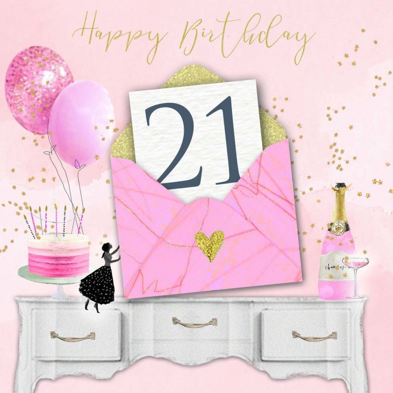 Female Age Birthday - 21st | Hammond Gower | Greeting Cards | Thirty 16 Williamstown